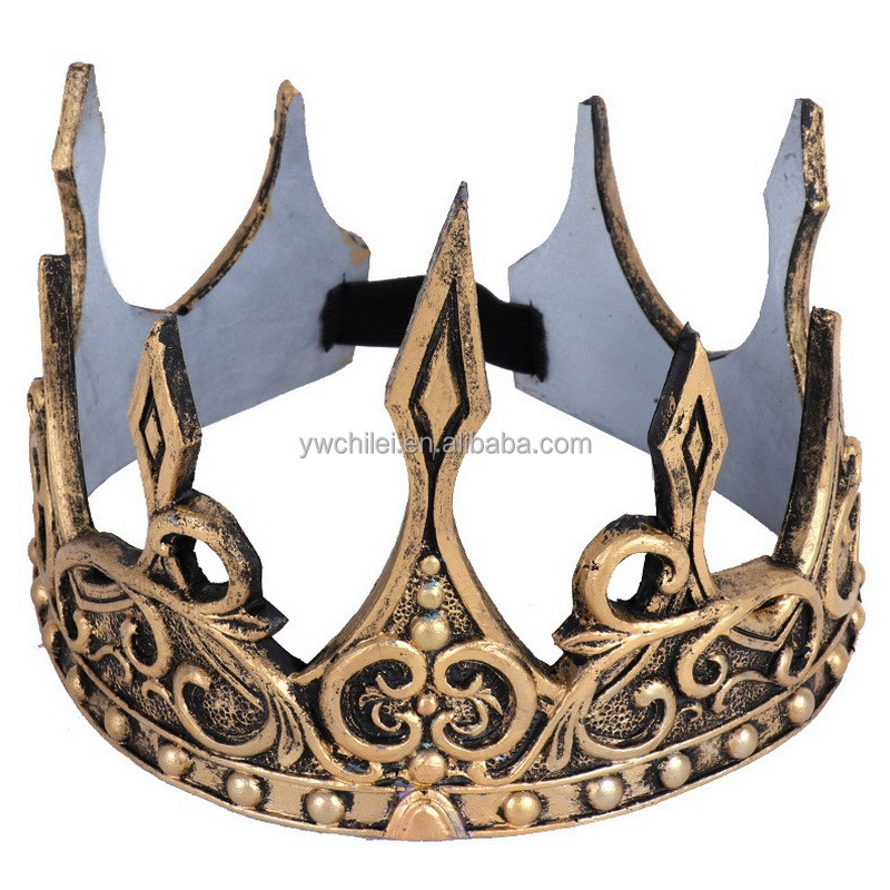 Взрослая средневековая королевская антикварная Корона
