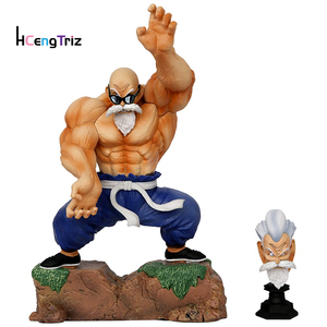 25,5 cm DBZ <span class=keywords><strong>Kame</strong></span> <span class=keywords><strong>Sennin</strong></span> doble cabeza cambio PVC figura de acción modelo dibujos animados músculo maestro Roshi juguete para decoración del hogar - Product Image 1