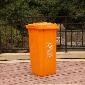 Poubelle de tri extérieure épaissie 120L, bac à déchets en plastique, remorque de collecte sanitaire, fabricant de conteneurs pour déchets de cuisine - Product Image 3