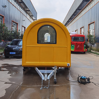 Remorque de luxe pour crème glacée, petit chariot de restauration mobile à vendre