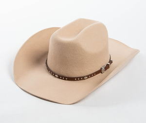 A111904 Chapeau haut de forme 100 % laine de haute qualité, design classique, style cowboy occidental, élégant, formel et décontracté, toutes saisons - Product Image 3