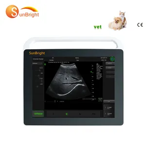 Pets health care medical ultrasonic equipment animals clinic popular ultrasound machine