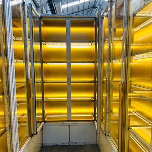 <span class=keywords><strong>Cave</strong></span> à <span class=keywords><strong>vin</strong></span> en acier inoxydable de grande capacité pour whisky et <span class=keywords><strong>spiritueux</strong></span>, meuble de maison pour le salon et la salle à manger, présentation et stockage - Product Image 1