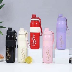 Stainless Steel Vacuum Insulated Outdoor Sports Bottle for Hiking Mountaineering <b>Cycling</b> Travel - Product Image 1