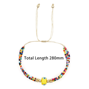 Bracelet œil de protection fait main Go2boho, coloré, réglable, en perles, pour femmes, hommes, filles et garçons - Product Image 5