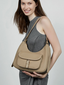 Bolso Hobo de Cuero Genuino para Mujer, Bolso Tote de Gran Capacidad, Bolso Bandolera Vintage, Bolso de Hombro Clásico de Cuero, Bolso para Mamá, Venta al por Mayor - Product Image 2