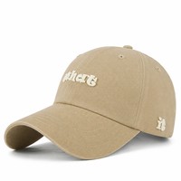 Casquette de baseball à 6 panneaux avec logo brodé 3D personnalisé, en coton premium respirant et léger, unisexe, pour le sport et la rue, pour hommes et femmes