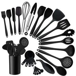 Hot Selling Groothandel Keuken Accessoires Keuken Kookgerei Sets Cocina 27 Stuks Keuken Siliconen Keukengerei Set