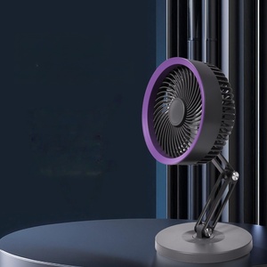 Ventilador de escritorio de rotación de 2026 grados ajustable 360 Mini ventilador USB/batería para uso doméstico - Product Image 3