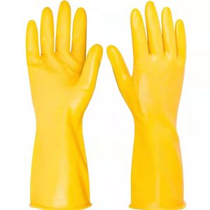 ถุงมือยางหนา Yueqingmeigui ขนาดกลาง กันน้ำ สำหรับทำความสะอาดบ้าน - Product Image 5
