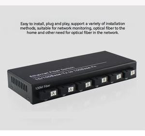 Jue Hong 2023 Fast Ethernet Switch Converter Werkseitig Günstiger Preis 10/100M 2*6 * SC Schneller Glasfaser anschluss 20km - Product Image 3