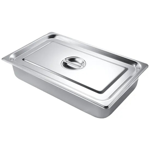 Contenedor de Alimentos GN de Acero Inoxidable 201/304 para Restaurante, Hotel, Cocina, Color Plateado, Varios Tamaños, Marca <span class=keywords><strong>RRR</strong></span> - Product Image 6