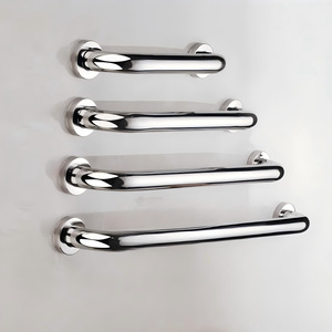Barras de apoyo para baño de acero inoxidable Anju de 304 mm, pasamanos de seguridad pulidos para ducha e inodoro para personas mayores - Product Image 1
