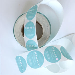 Custom logo <strong>Label</strong> Sticker <strong>Printing</strong>, Circle Round Roll <strong>Plastic</strong> Paper Waterproof Synthetic Cosmetics Packaging <strong>Bottle</strong> <strong>Labels</strong> - Product Image 3