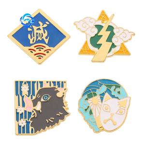 Nieuwe animatie rondom nieuwe uitroeiingsmes broche houtskool Zhilang roepende bonen mijn vrouw Shanyi metaal - Product Image 1