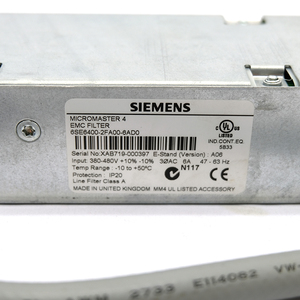 Filtre <span class=keywords><strong>EMC</strong></span> Siemens d'origine 6SE6400-2FA00-6AD0 - Product Image 4