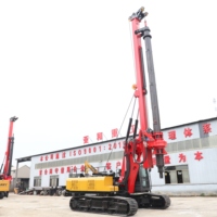 Pileur de poteaux à vis de 30 m DR-150 à vendre |   Machine de pose de pieux hydraulique avec moteur Cummins