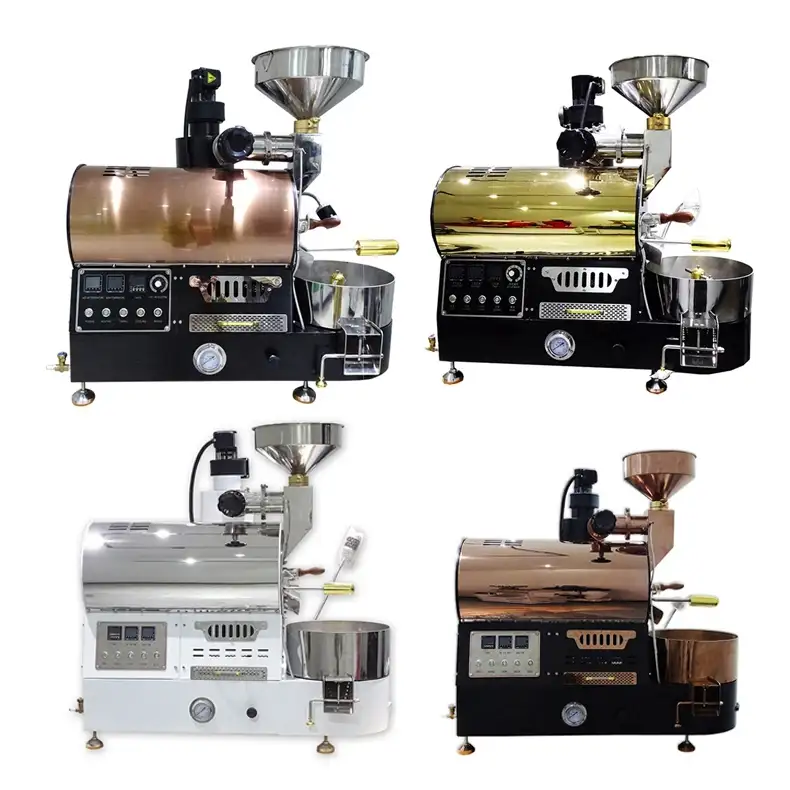 Cafeteira elétrica, máquina elétrica de café tostadora de café para uso comercial e durável, 1kg, 2kg, 3kg