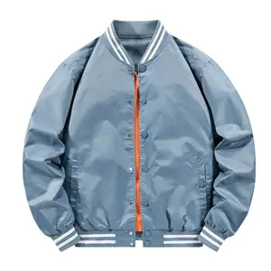 Pilote surdimensionné personnalisé 100% uniformes de baseball en nylon pour hommes coton rembourré épaissir mâle pardessus décontracté Style veste - Product Image 3