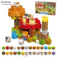 Blocs de construction éducatifs en plastique magnétique DIY, jouets certifiés CCC, matériaux écologiques, pour garçons, développement de bâtiments modernes