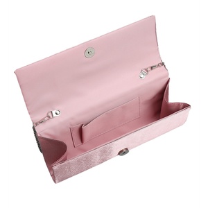 Pochette de soirée plissée en satin à motif floral pour femme – Sac à main chic et souple, idéal pour robe de mariée, robe de bal ou tenue de soirée - Product Image 6