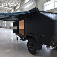 Mini-caravane de luxe australienne tout-terrain, en fibre de verre, gonflable, pour 4 personnes, idéale pour les voyages et les expéditions en plein air.
