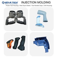 Pièces de boîtier de poignée bicolore pour visseuse à chocs sans fil, pour outillage personnalisé et fabrication par injection plastique