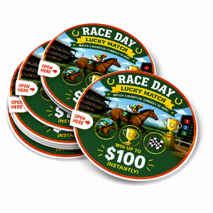 Custom One Windows Pull Tab Lottery <b>Game</b> Tickets Digital Printed Break Open Design Lucky Winning Tear Off Tickets - Product Image 3