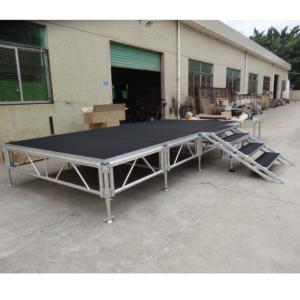 Tableros de escenario modulares portátiles ligeros escenario de actuación musical para interiores - Product Image 2