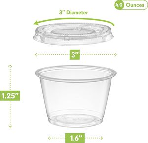 Custom PP Deli <b>Containers</b> 20oz <b>Plastic</b> Jar Deli <b>Container</b> Microwave Hot Soup Round Clear Takeout <b>Plastic</b> Deli Cup With <b>Lid</b> - Product Image 5