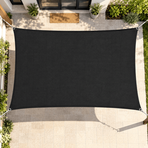 Voile <span class=keywords><strong>d</strong></span>'<span class=keywords><strong>ombrage</strong></span> rectangulaire en HDPE résistant aux UV pour terrasse extérieure, pergola, cour et jardin - Product Image 1