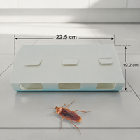 Piège à colle anti-punaises de lit écologique en papier, planche collante sûre et portable pour l'intérieur, dispositif personnalisable de lutte antiparasitaire pour la capture d'insectes