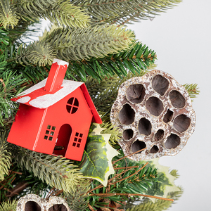 Co-Arts Décoration artificielle en pot Arbre de Noël naturel avec une variété de décorations - Product Image 2