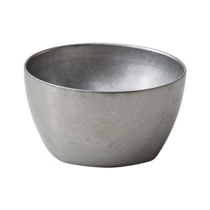 Ciotola retrò grigio neve 304 acciaio inossidabile ciotole per zuppa di riso Set industriale vecchie stoviglie isolanti piatti di frutta a doppio strato - Product Image 6