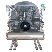 Poulie 7 de vilebrequin de moteur de pièces d'auto d'OEM dans la billette O.E. Style avec noir anodisé