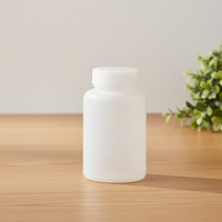 Bouteille de Réactif en Plastique à Large Ouverture pour Produits Chimiques Médicaux, PE Épaissi, 30-3000ml, avec Bouchon Intérieur Gradué et Étiquette