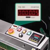 Machine de cachetage d'emballage de chaleur de papier d'aluminium de poche de la vitesse rapide 12 M/Min mini scellant continu de bande de sacs en plastique