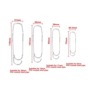Mạ kẽm nhà máy trellis Kết nối khóa leo Ống hỗ trợ sửa chữa công cụ Vườn Cổ phần kết nối - Product Image 2