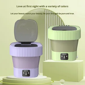 Lave-linge pliable USB Dafis, haute efficacité, économie d'énergie, grande capacité, drainage, bleu, vente en gros d'usine - Product Image 3