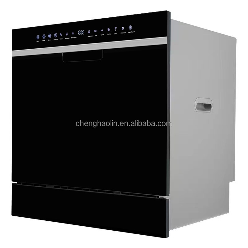 Capacity Built in Dishwash for Household Kitchen Space Save Stainless Steel Table Dishwash Smart Dishwasher Countertop Dishwash
