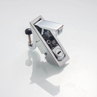 Serrure à bouton-poussoir en alliage de zinc Hengzhu MS606 pour boîtier de distribution, serrure à déclenchement par compression pour porte d'armoire