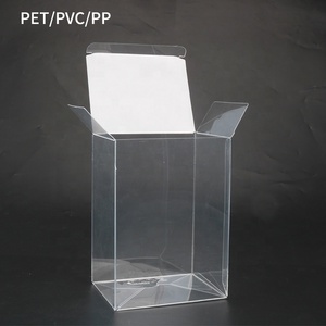 Mini MOQ Clear <b>Plastic</b> PVC Packaging <b>Boxes</b> High Transparent PET RPET <b>Plastic</b> Retail Packaging Box - Product Image 1