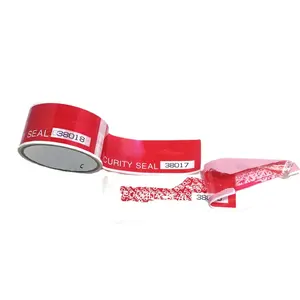 Tamper Evident Adhesive Security Void Tape Warranty Void If Removed Label Security Packaging Sealing Sticker Box Tapes