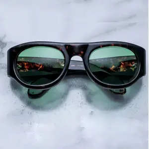 Montature per occhiali da vista in acetato di tartaruga cateye classiche fatte a mano in italia Mazzucchelli