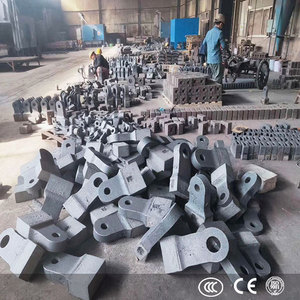 <b>Mining</b> Crusher Hammer Head - High Manganese Steel Casting Spare Parts for Construction <b>Machinery</b> - Product Image 2