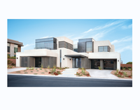 Porte de garage moderne en aluminium trempé 9x8 16x7 sectionnelle à vue complète pour villas porte compétitive en plexiglas
