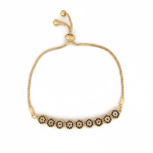 Authentic Brass Fine <b>Beaded</b> <b>Bracelet</b> - Product Image 2