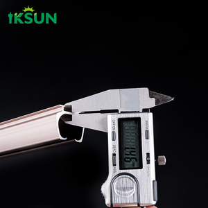 Juego de barra de cortina IKSUN, venta al por mayor, Riel de cortina pequeño de aluminio, Riel de cortina de metal con accesorios completos - Product Image 4