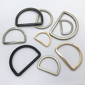 Kim loại hợp kim kẽm Pin vành đai khóa túi xách đôi D Vòng khóa túi các bộ phận & phụ kiện - Product Image 3