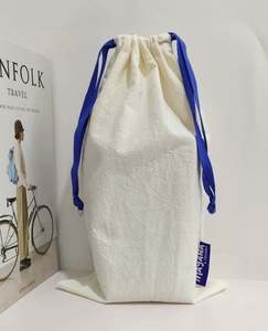 Sac à cordon en coton personnalisé, sac cadeau en coton biologique, emballage de bijoux, sac de rangement écologique, sac cadeau pour fête - Product Image 3